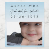 法科卒業党を卒業した人物を推察する ワインラベル (シングルラベル)