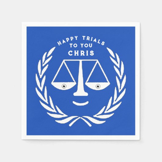 法科卒業弁護士ナプキン スタンダードカクテルナプキン (正面)