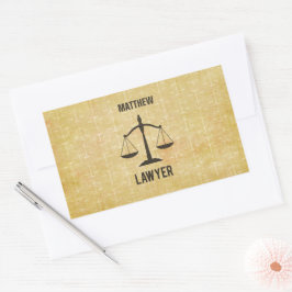 法科卒業式おめでとう法規 長方形シール