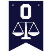 法科卒業式のぼり旗 バンティングフラッグ (第2の旗)