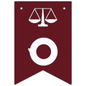 法科卒業式のぼり旗 バンティングフラッグ (第2の旗)