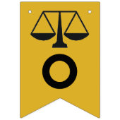 法科卒業式のぼり旗 バンティングフラッグ (第2の旗)