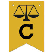 法科卒業式のぼり旗 バンティングフラッグ (第1の旗)