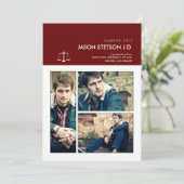 法科卒業招待状 招待状 (スタンド正面)