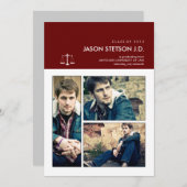 法科卒業招待状 招待状 (正面/裏面)