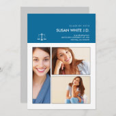 法科卒業招待状 招待状 (正面/裏面)