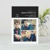 法科卒業招待状 招待状 (スタンド正面)