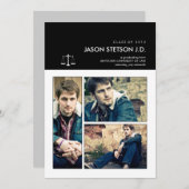 法科卒業招待状 招待状 (正面/裏面)