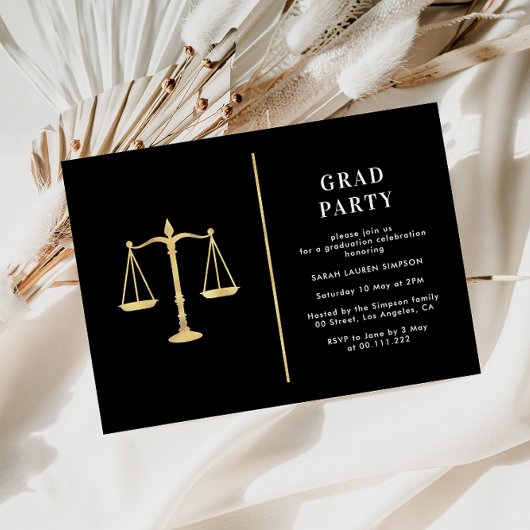 法科卒業発表 招待状