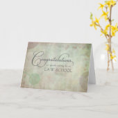 法科大学おめでとう カード (黄色い花)