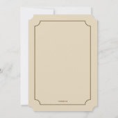 法科大学の卒業生の色を選ぶ 招待状 (裏面)