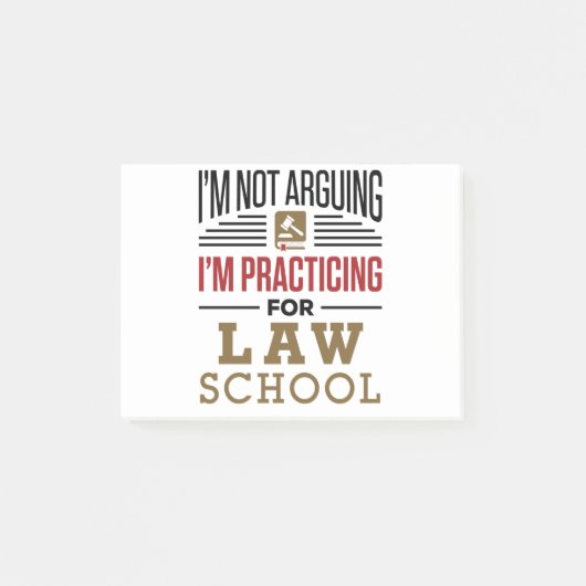 法科大学院で練習してるって言ってるわけじゃないの ポストイット (正面)