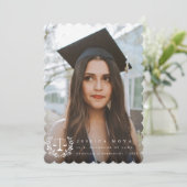 法科大学院のホワイトオーバーレイ卒業写真 2 案内状 (スタンド正面)