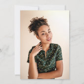 法科大学院の写真卒業発表 招待状 (裏面)