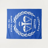 法科大学院の卒業弁護士おめでとうバナーテープ タペストリー (正面(横))