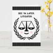 法科大学院の卒業弁護士 カード (黄色い花)