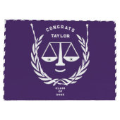 法科大学院の卒業弁護士 ラージペーパーバッグ (裏面)