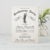 法科大学院の卒業式への招待 招待状 (スタンド正面)