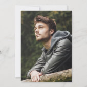 法科大学院の卒業式への招待 招待状 (裏面)