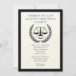 法科大学院の卒業式への招待 招待状