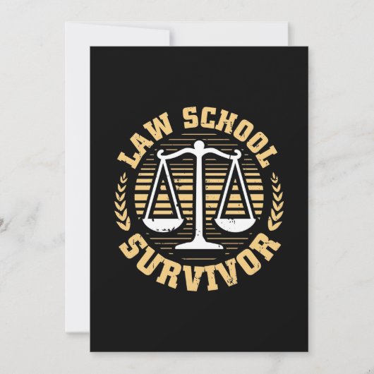 法科大学院サバイバー 招待状 (正面)