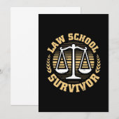 法科大学院サバイバー 招待状 (正面/裏面)