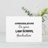 法科大学院卒業おめでとうございます 招待状 (スタンド正面)