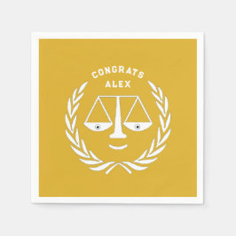 法科大学院卒業パーティー スタンダードカクテルナプキン