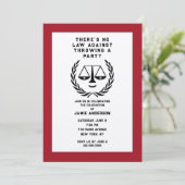 法科大学院卒業式 招待状 (スタンド正面)