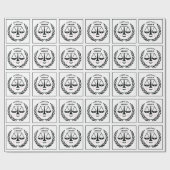 法科大学院卒業祝いギフト ラッピングペーパー (フラット)