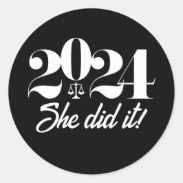 法科大学院卒業 ラウンドシール