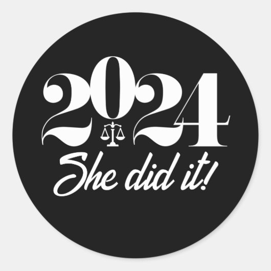 法科大学院卒業 ラウンドシール (正面)