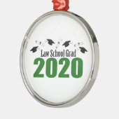 法科大学2020年学年制卒業証書（緑） メタルオーナメント (左)