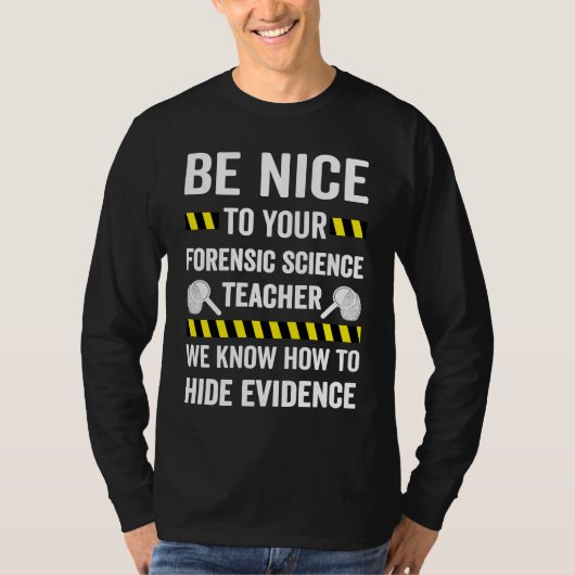 法科学の先生に優しくしてください Tシャツ (正面)