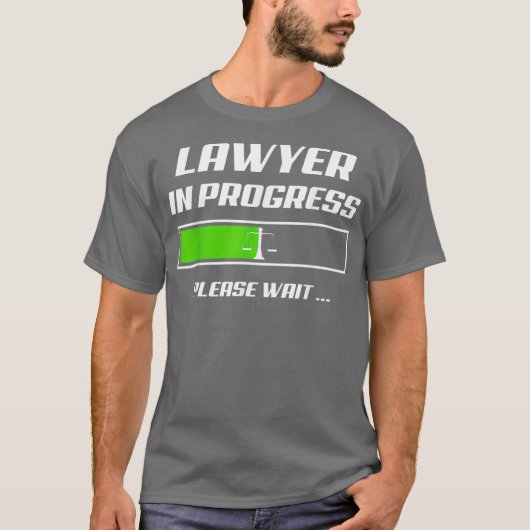 法科生おもしろい生弁護士 Tシャツ (正面)