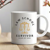 法科生存者学おもしろい科 コーヒーマグカップ