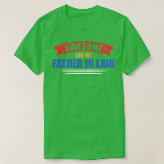 法素晴らし家の父のように Tシャツ (デザイン正面)