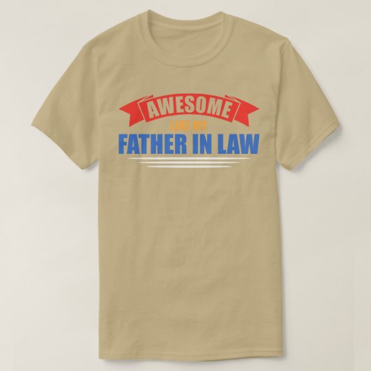 法素晴らし家の父のように Tシャツ (デザイン正面)
