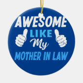 法素晴らし律上の母のように セラミックオーナメント (正面)