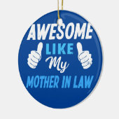 法素晴らし律上の母のように セラミックオーナメント (左)