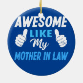 法素晴らし律上の母のように セラミックオーナメント (裏面)