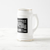 法素晴らし最高のの誕生日と結婚式のパーティーの息子 ビールジョッキ (正面右)