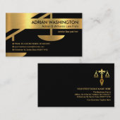 法素晴らし金ゴールド規模 名刺 (正面/裏面)