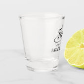 法結婚の父の提案書手書きの脚本 ショットグラス (左)