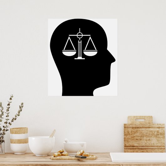 法考えに関する ポスター (キッチン)