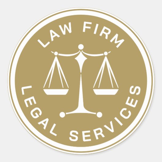 法考え理 – 法のクラシック ラウンドシール (正面)