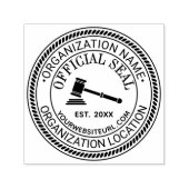 法裁判官ガベル公式シール名ロケーションURLセット セルフインキングスタンプ (デザイン)