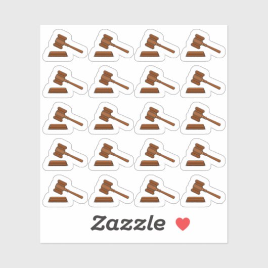 法裁判官ゲベル法裁判所プランナー シール (シート)