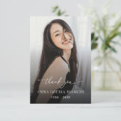 法要の葬儀写真お祝いの生活 サンキューカード (スタンド正面)