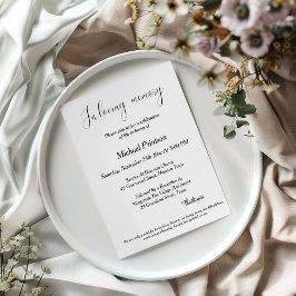 法要、葬儀、生活お祝い 招待状